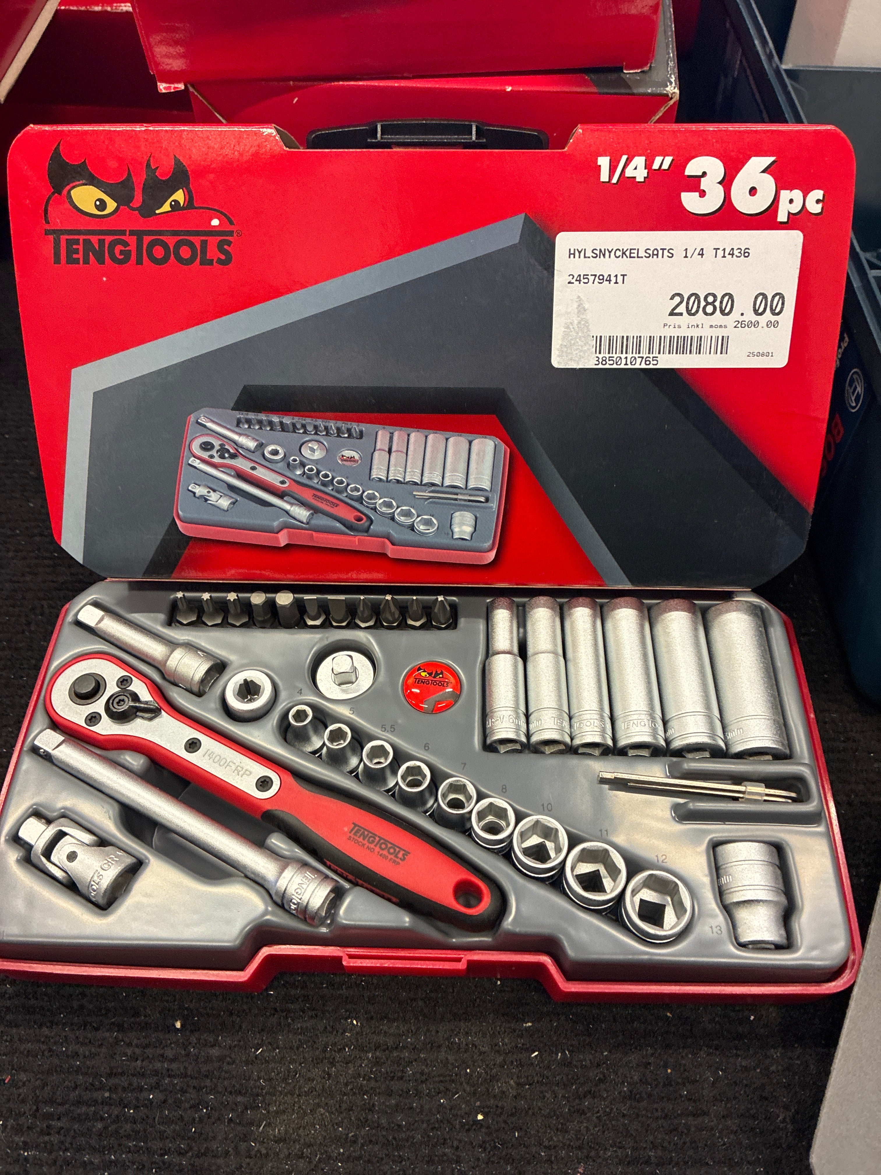 Hylsnyckelsats 36 delar