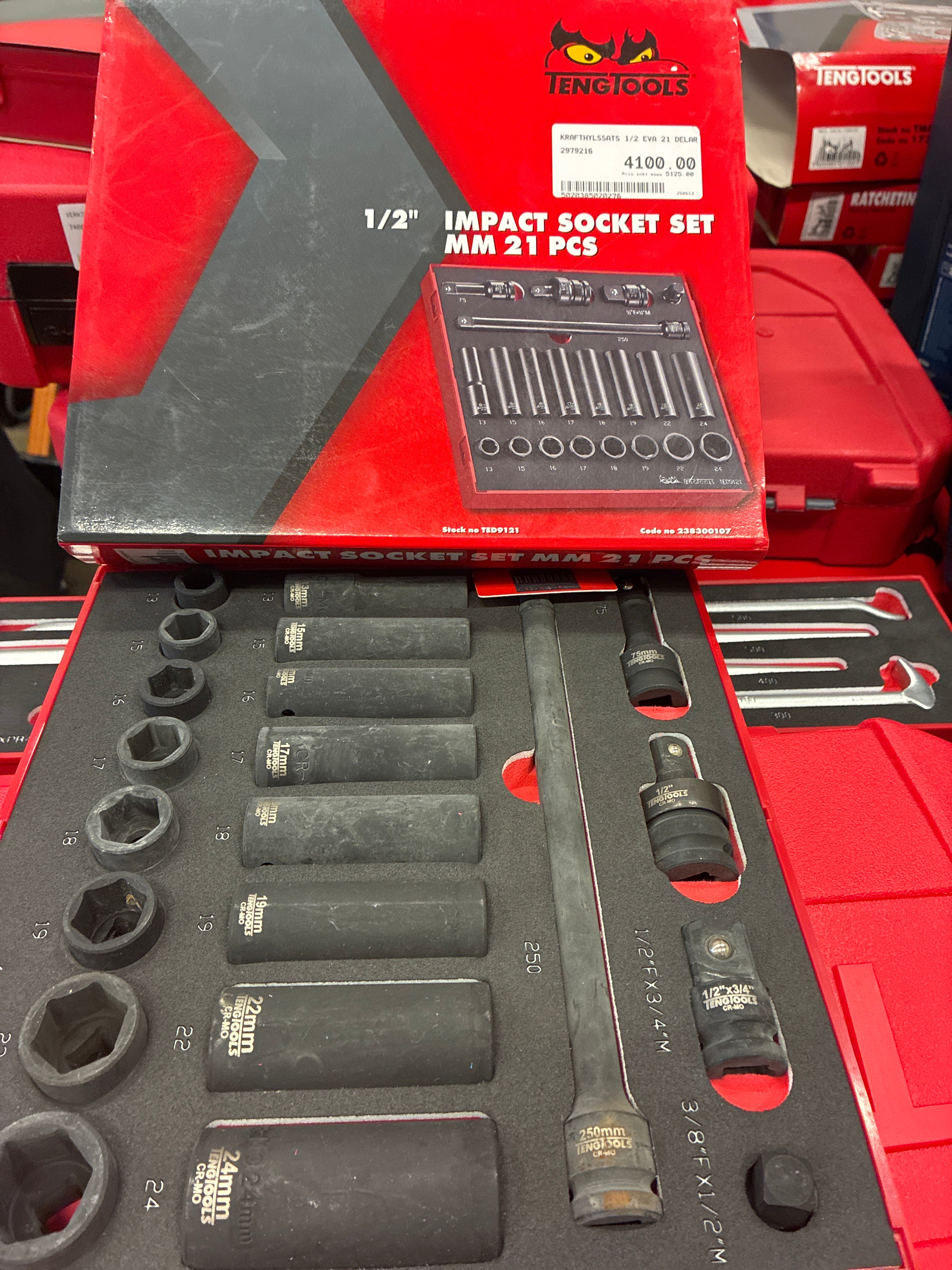 Impact socket 21 PCS