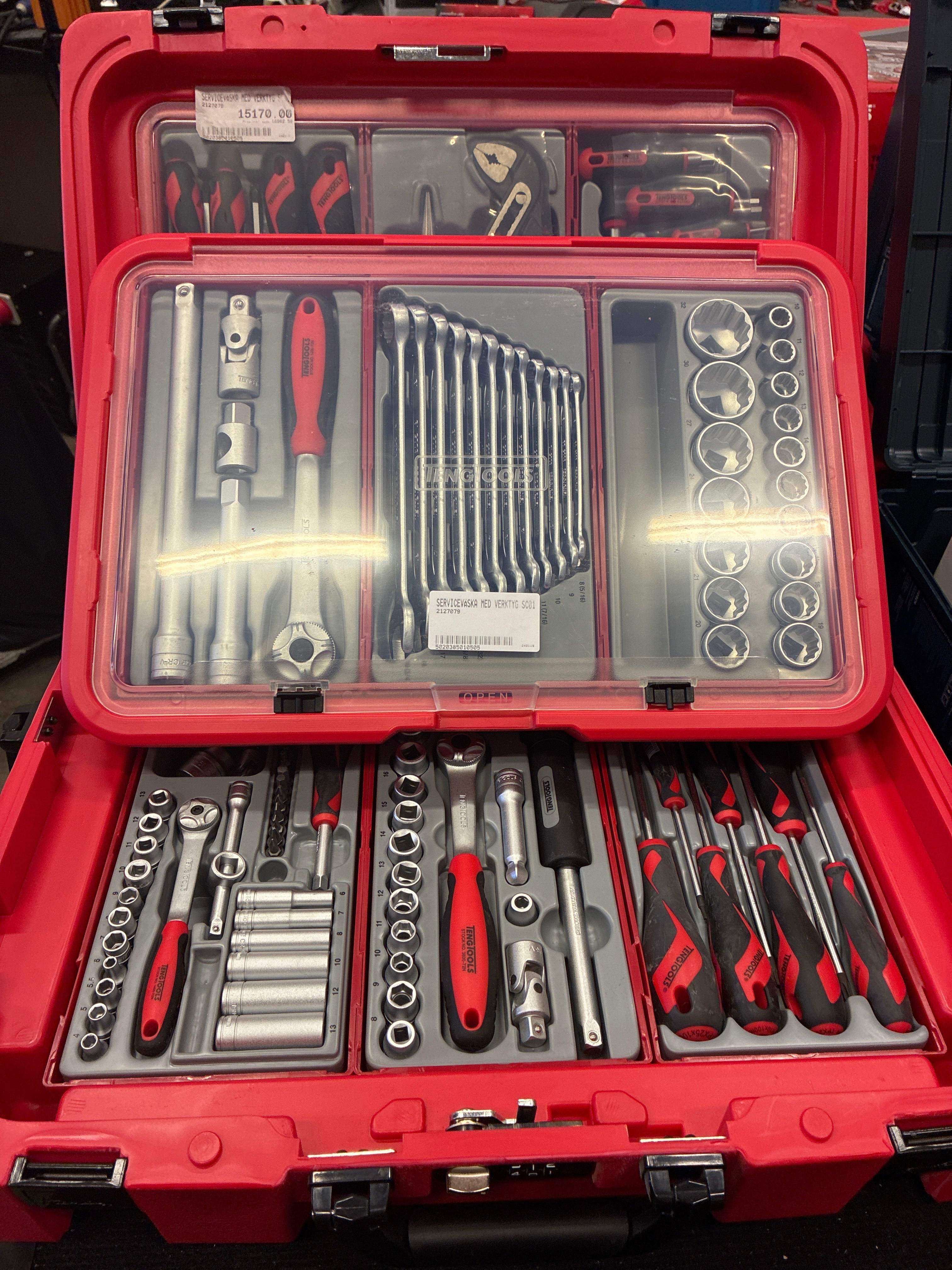 SERVICEVÄSKA TENG TOOLS 110 DELAR SC01