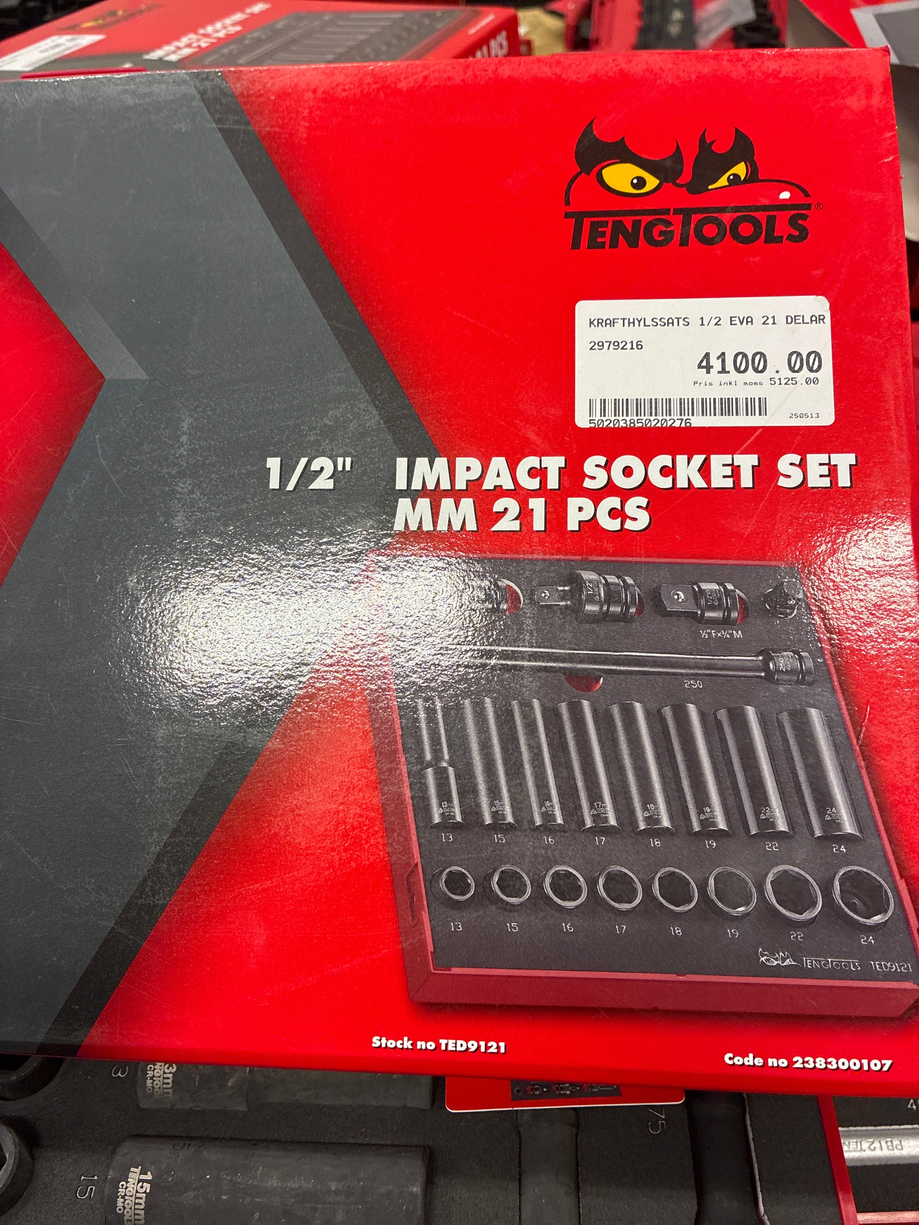 Impact socket 21 PCS